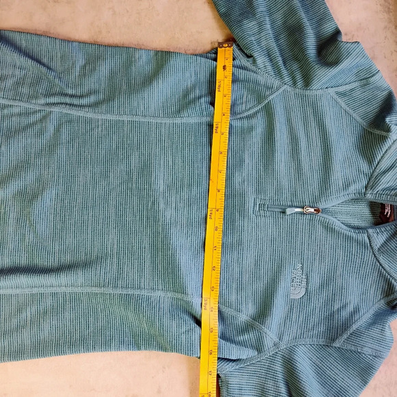 The North Face Fleece Lined Active Outdoor Pullover Sweater Turquoise Size Small - Picture 13 of 14